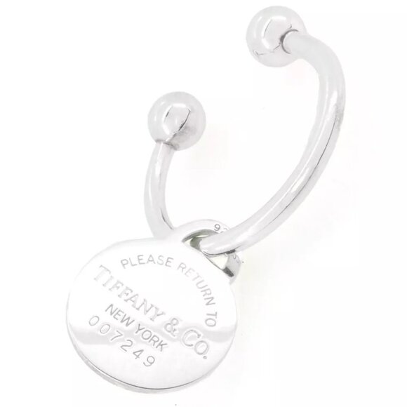 Tiffany & Co. 925 Keychain Return to Silver Authentic USED T18340 - Picture 1 of 7